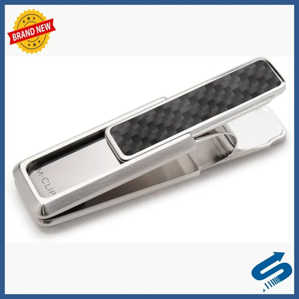 Carbon Fiber Money Clip, Minimalist Wallet Alternative, Card Holder
